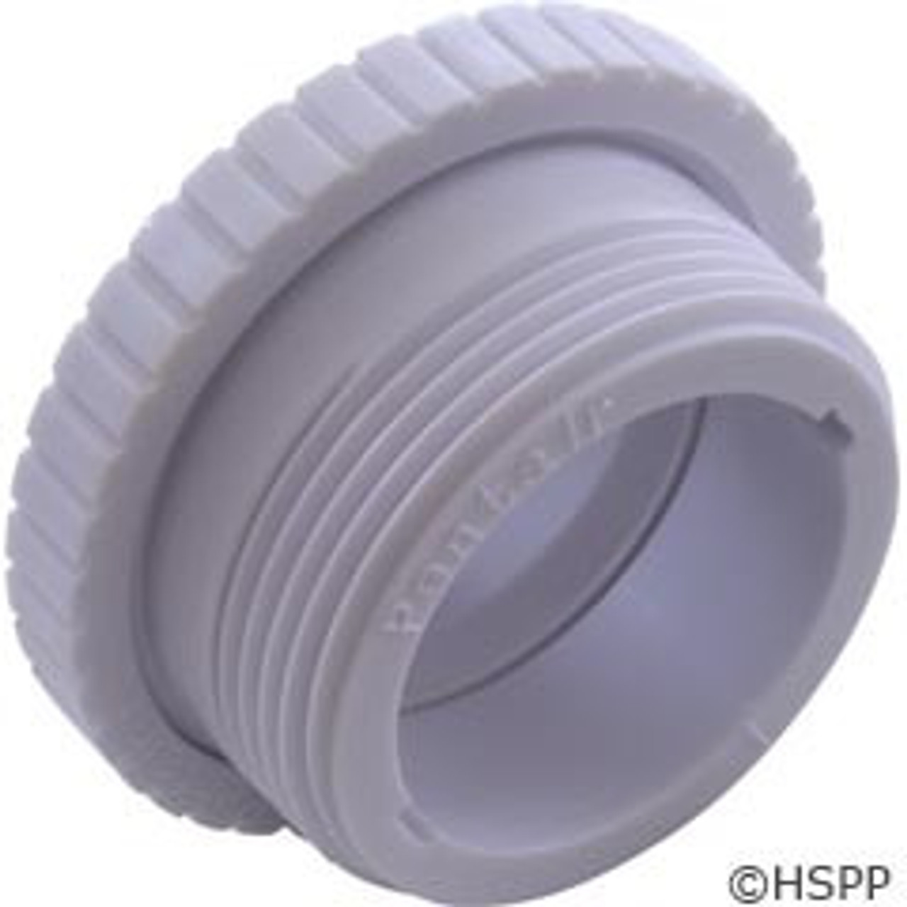 Inlet Fitting, Pentair, 1-1/2"mpt, 3/4" Orifice, White