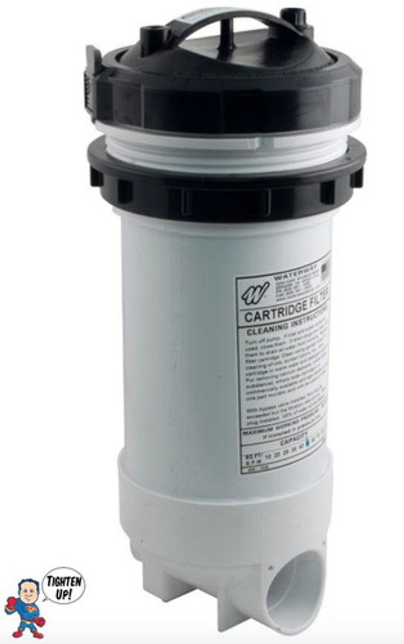 Cartridge Filter, Waterway,Pressurized, Top Load, 50 sqft, 2" Slip