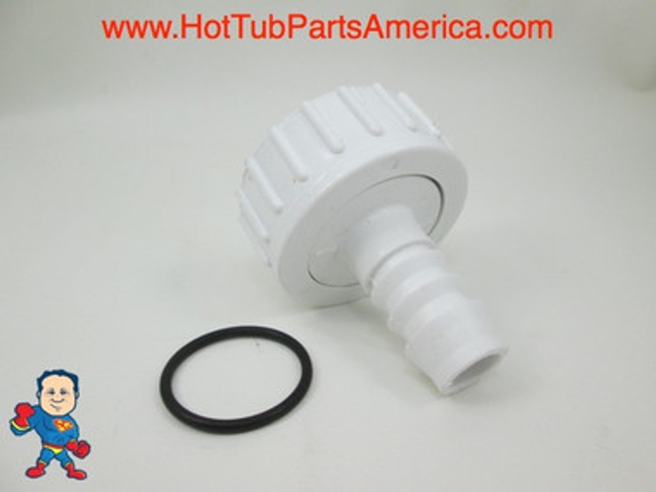 Hot Tub Spa 1" X 3/4" Barb Pump Union O-Ring Use with Tiny Might and other Pumps