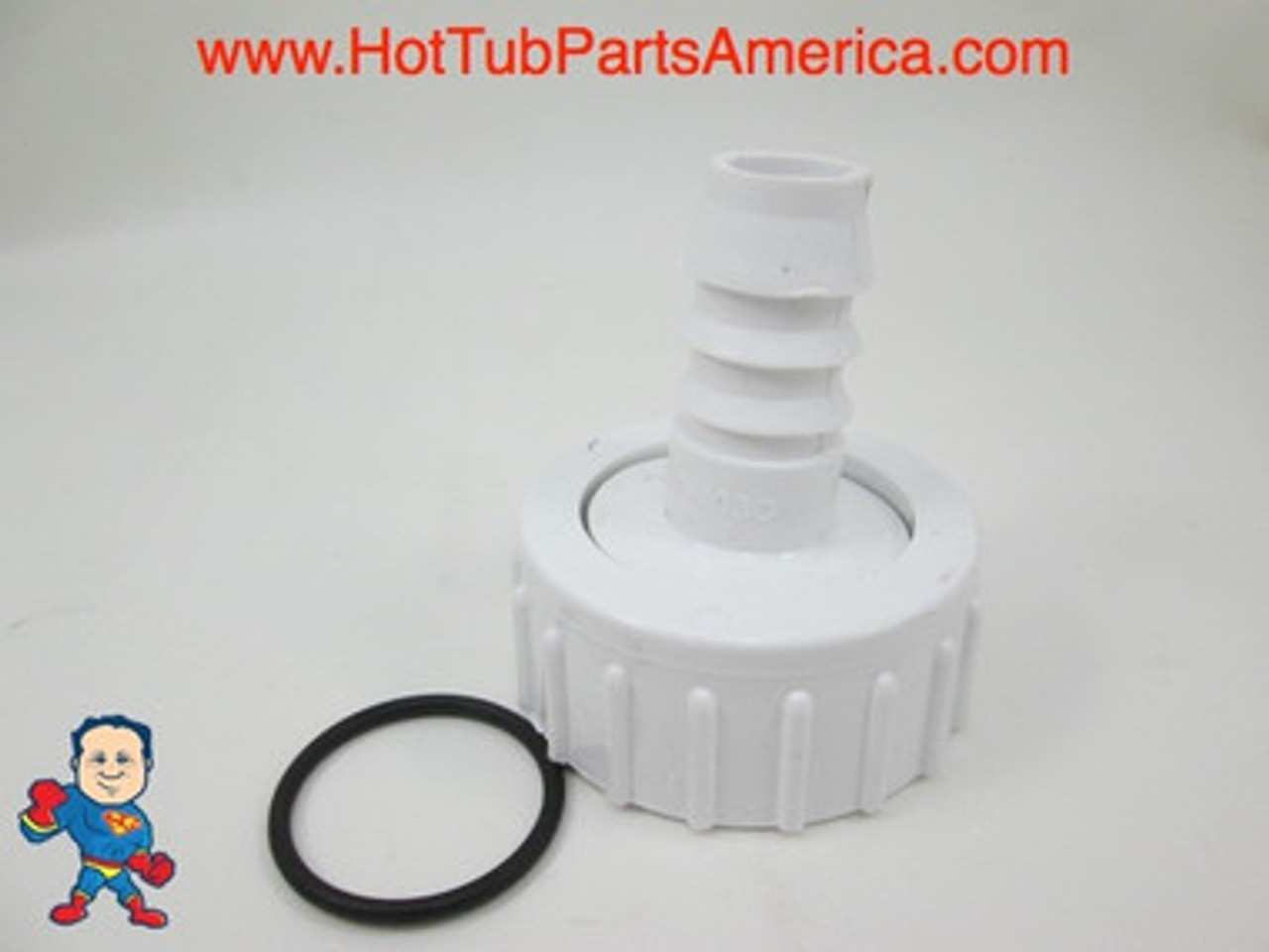 Hot Tub Spa 1" X 3/4" Barb Pump Union O-Ring Use with Tiny Might and other Pumps