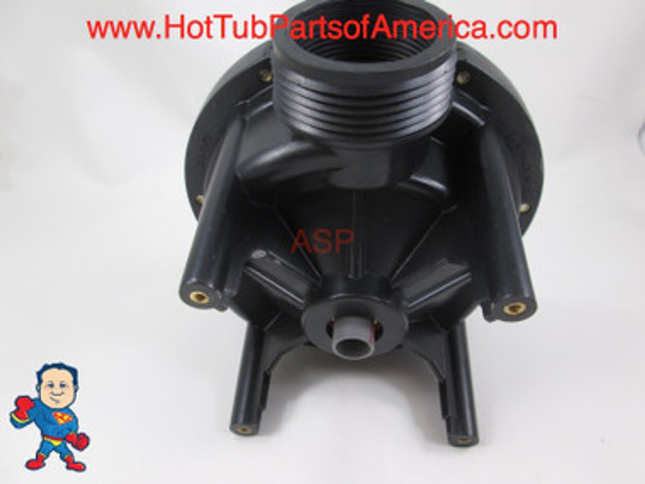 Wet End,  Aqua-Flo, FMCP, 1.5HP, 1-1/2"mbt, 48 frame Flo-Master Series, TMCP
The Thru-Bolts are about 5 1/4" apart in a cross pattern and 3 5/8" Side to Side....