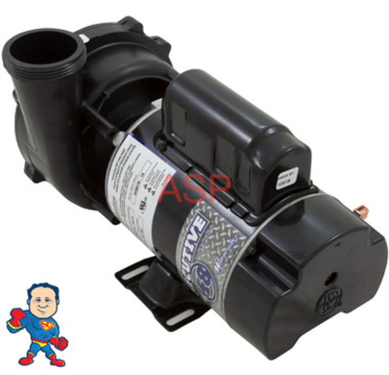 Pump, Waterway, Executive, 1.0hp, 115v, 2-spd, 48fr, 2", OEM