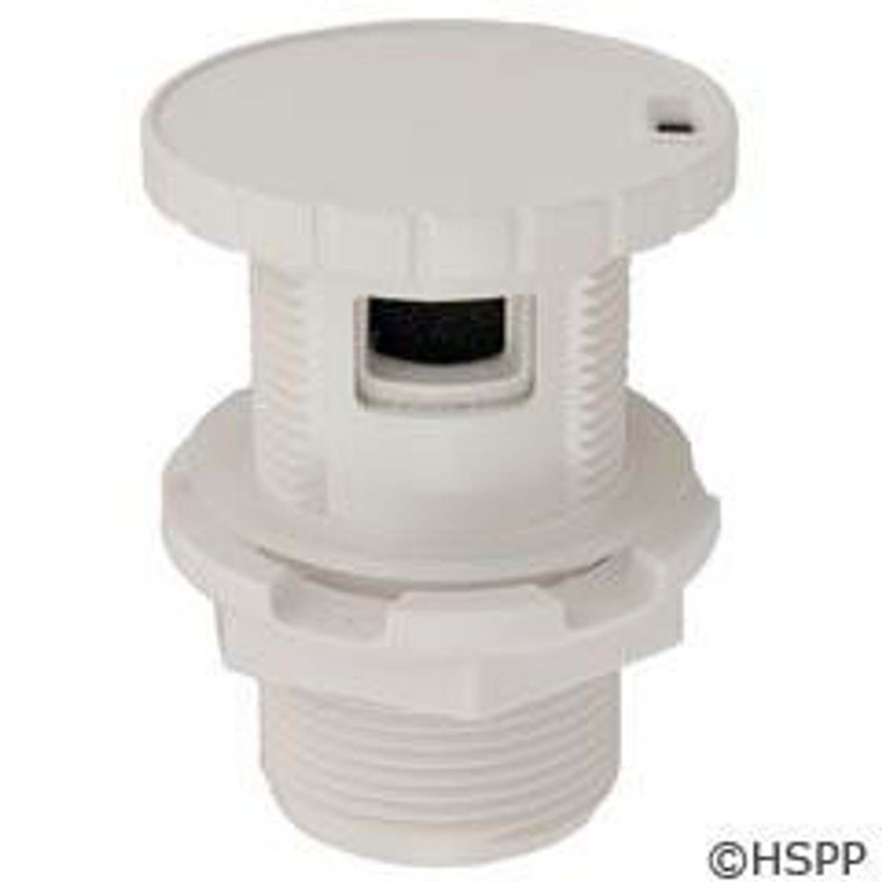 Air Ctrl, BWG/HAI Slimline, 1-3/4"hs, 2-1/2"fd, Nchd,Wht, 1"