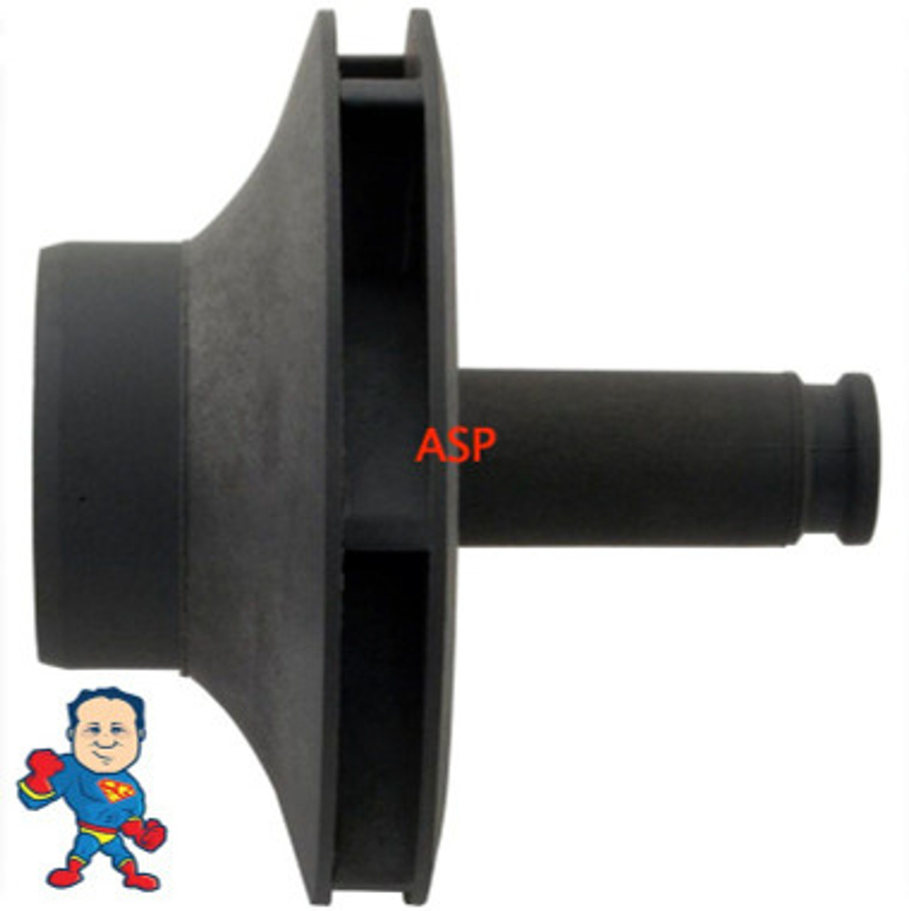 Impeller, Sta-Rite, DuraJet DJ, 1.0-1.5hp, 8.0-9.0 Amp at 230V or 16.0 Amps at 115V