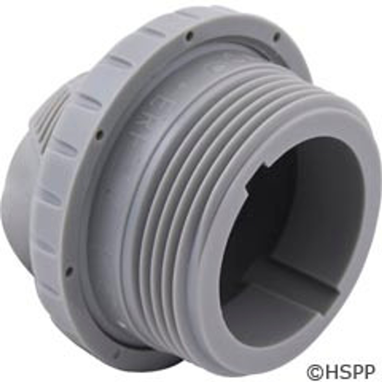 Inlet Fitting, Infusion Venturi, 1-1/2"mpt, Lt Gray