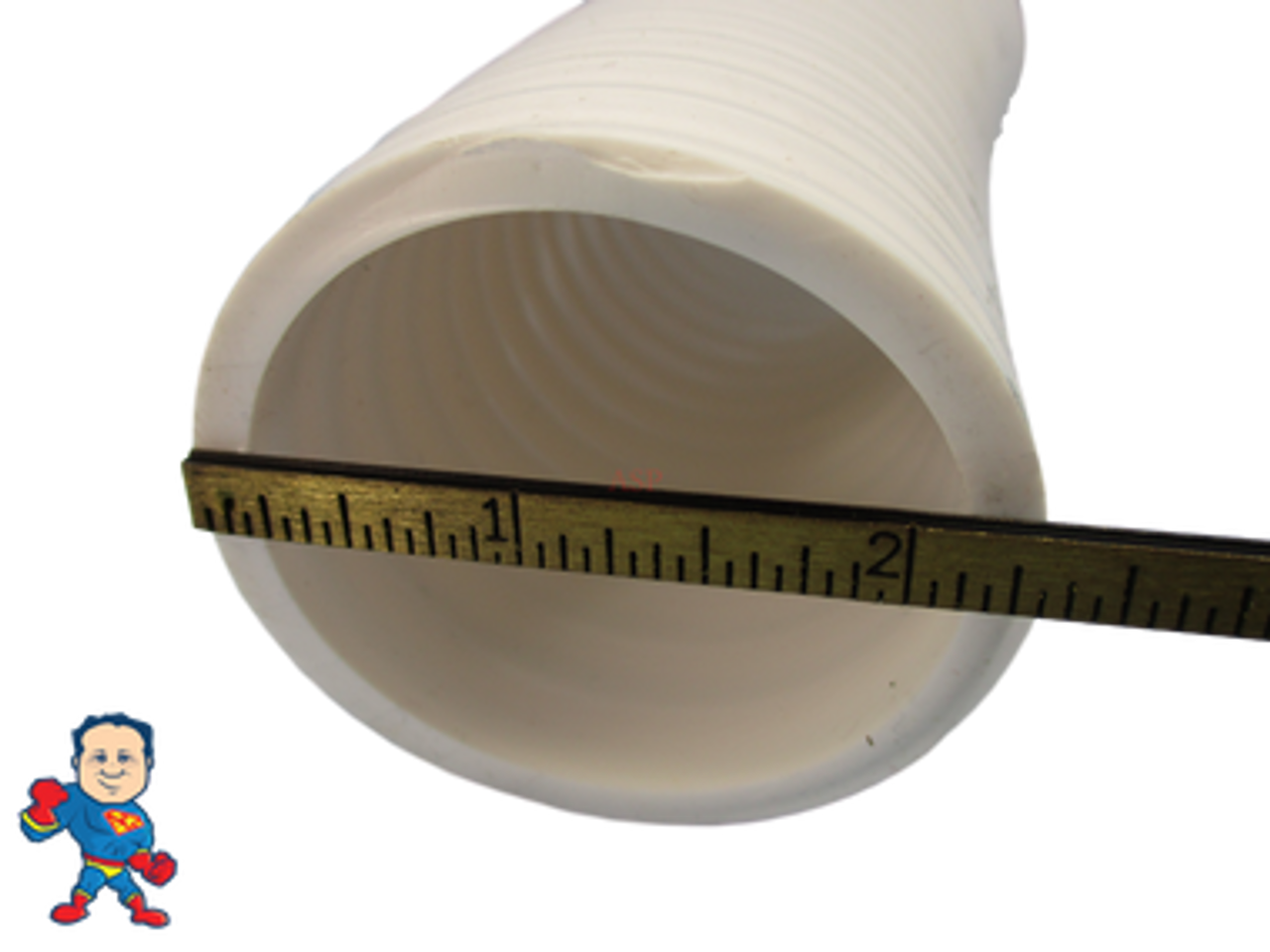 Flexible PVC Pipe, 1-1/2" x 50 Foot Roll, Flex