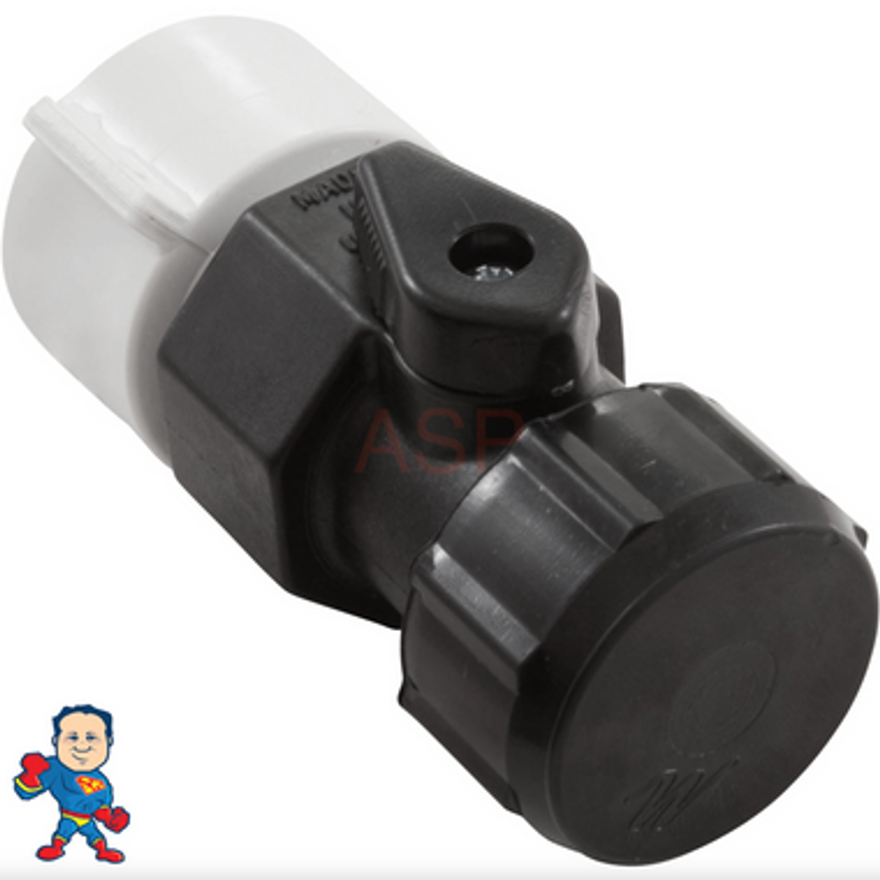 Drain Valve, Waterway, 1/2" Slip x Garden Hose