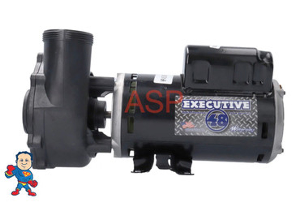 Pump, Waterway Executive, 1.5hp, 230v, 2-spd, 48fr, 2" x  2", OEM