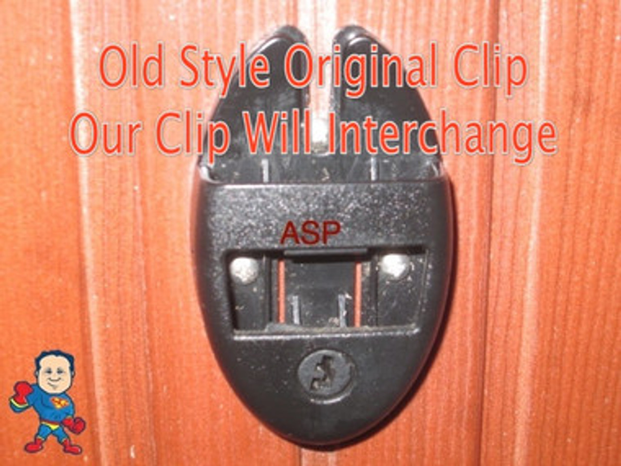 This is an example of a variation of the clips used on this brand tub but they will interchange.