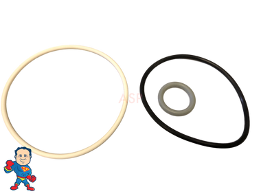 Diverter Valve 4" Kit 2007+ JACUZZI® Premium Spa Cap Handle Stem O-Rings Hot Tub