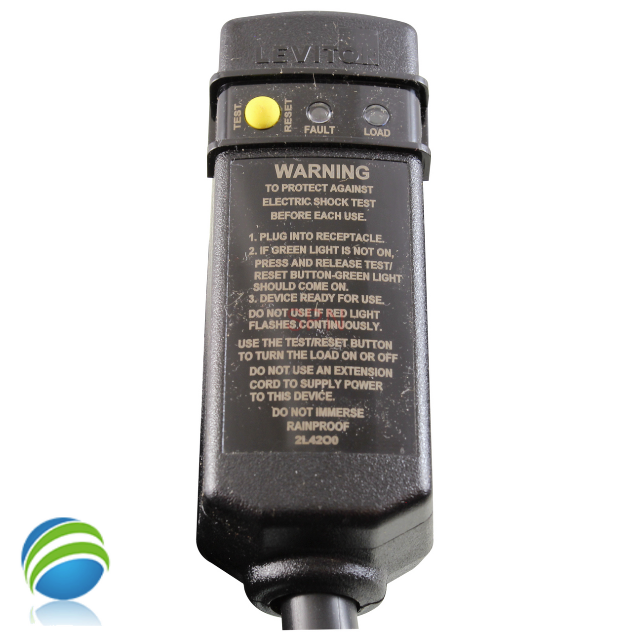 Power Cord, 20A, 15ft, GFCI, for 115v Plug N Play
