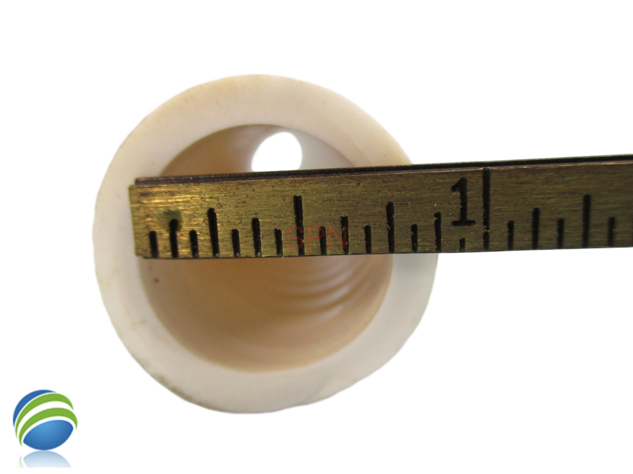 This pipe measures about 1" Outside Diameter and 3/4" Inside Diameter.