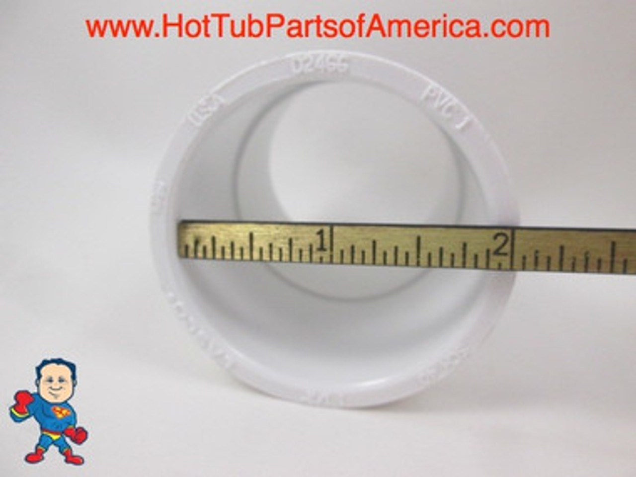 5X Hot Tub Spa 1 1/2" Slip X 1 1/2 Slip Coupler Plumbing PVC Fitting How To Video