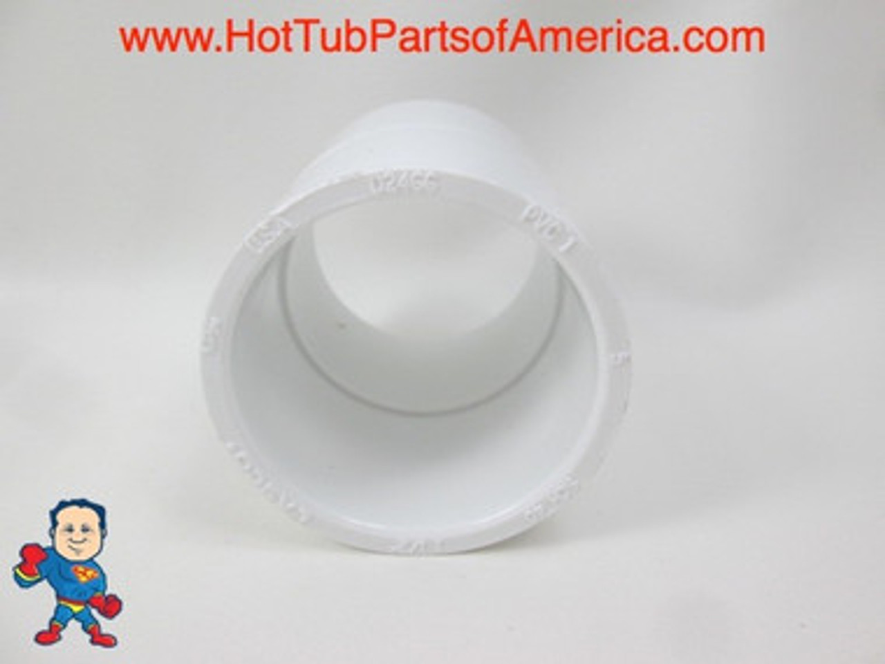 5X Hot Tub Spa 1 1/2" Slip X 1 1/2 Slip Coupler Plumbing PVC Fitting How To Video