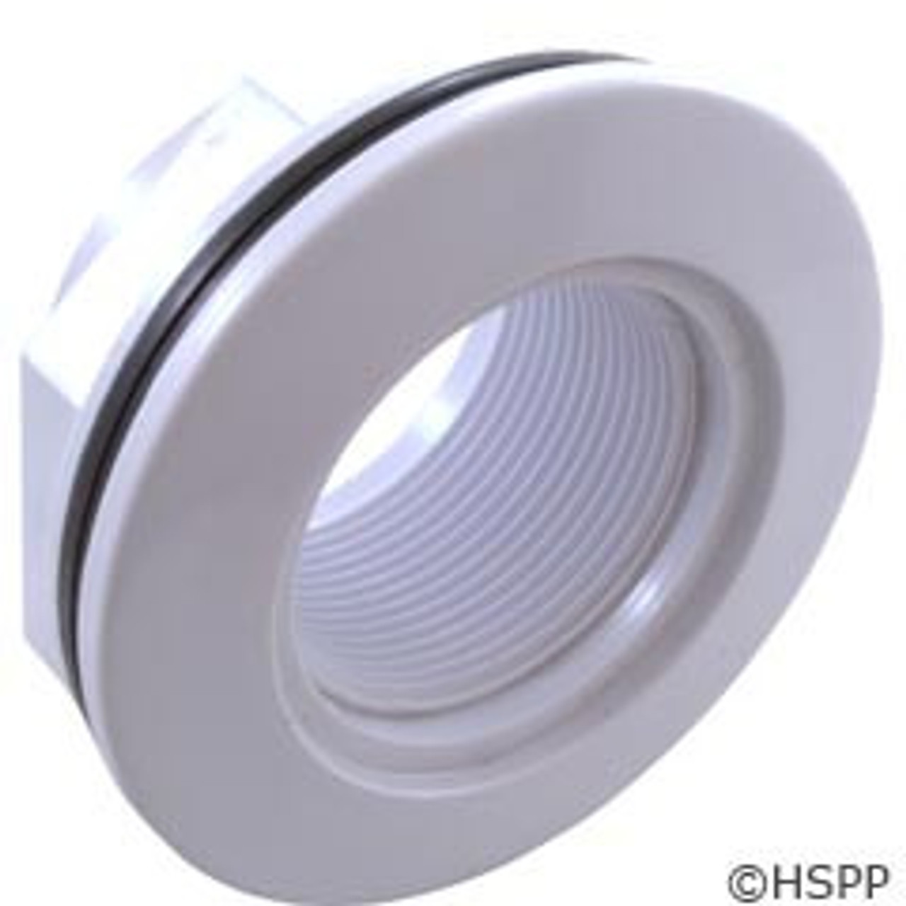 Wall Fitting, CMP, 2-3/8"hs, 1-1/2"fpt, 3-1/2"fd, w/Nut, Wht