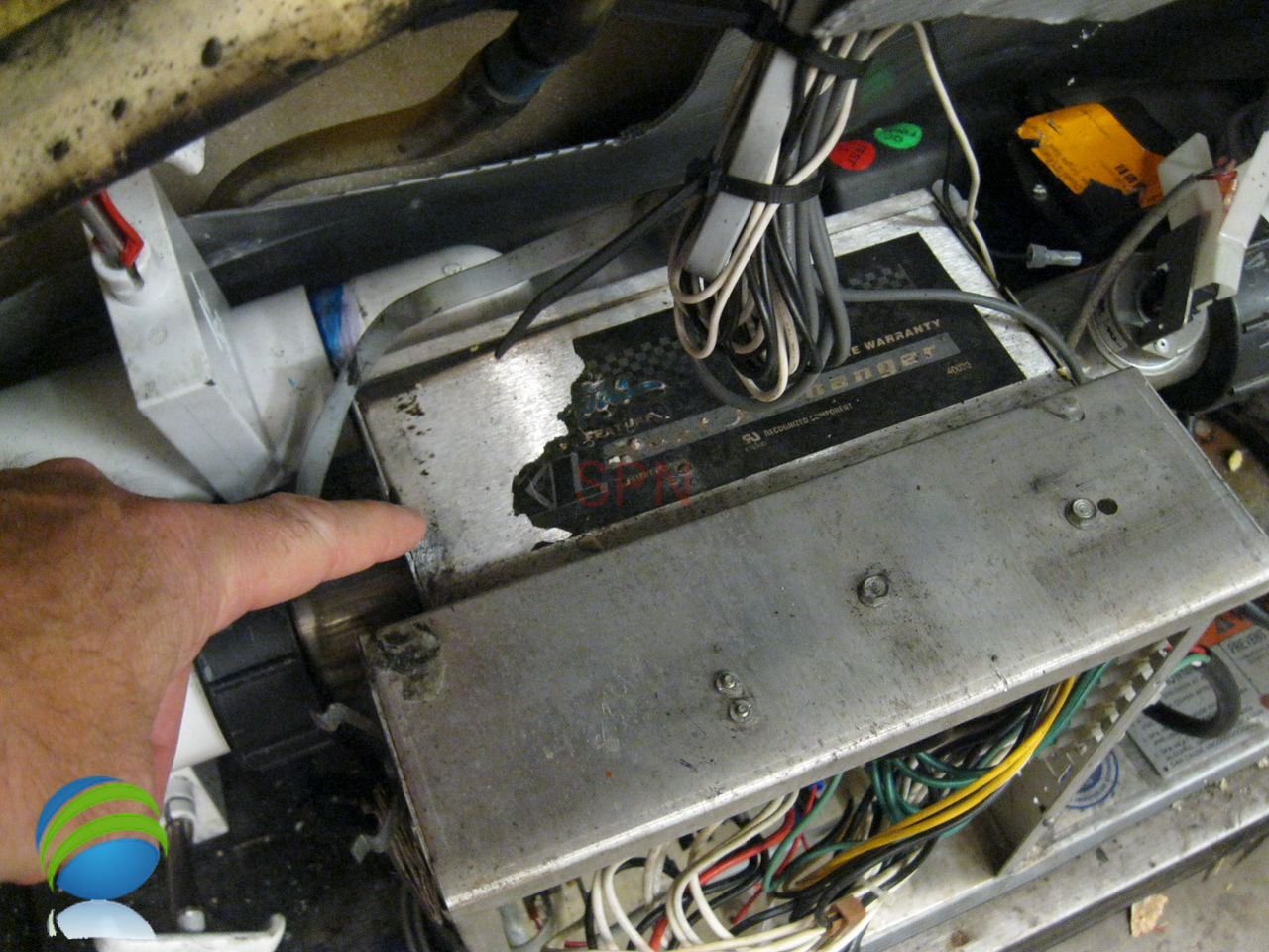 Example of original heat exchanger. This item is a perfect replacement.