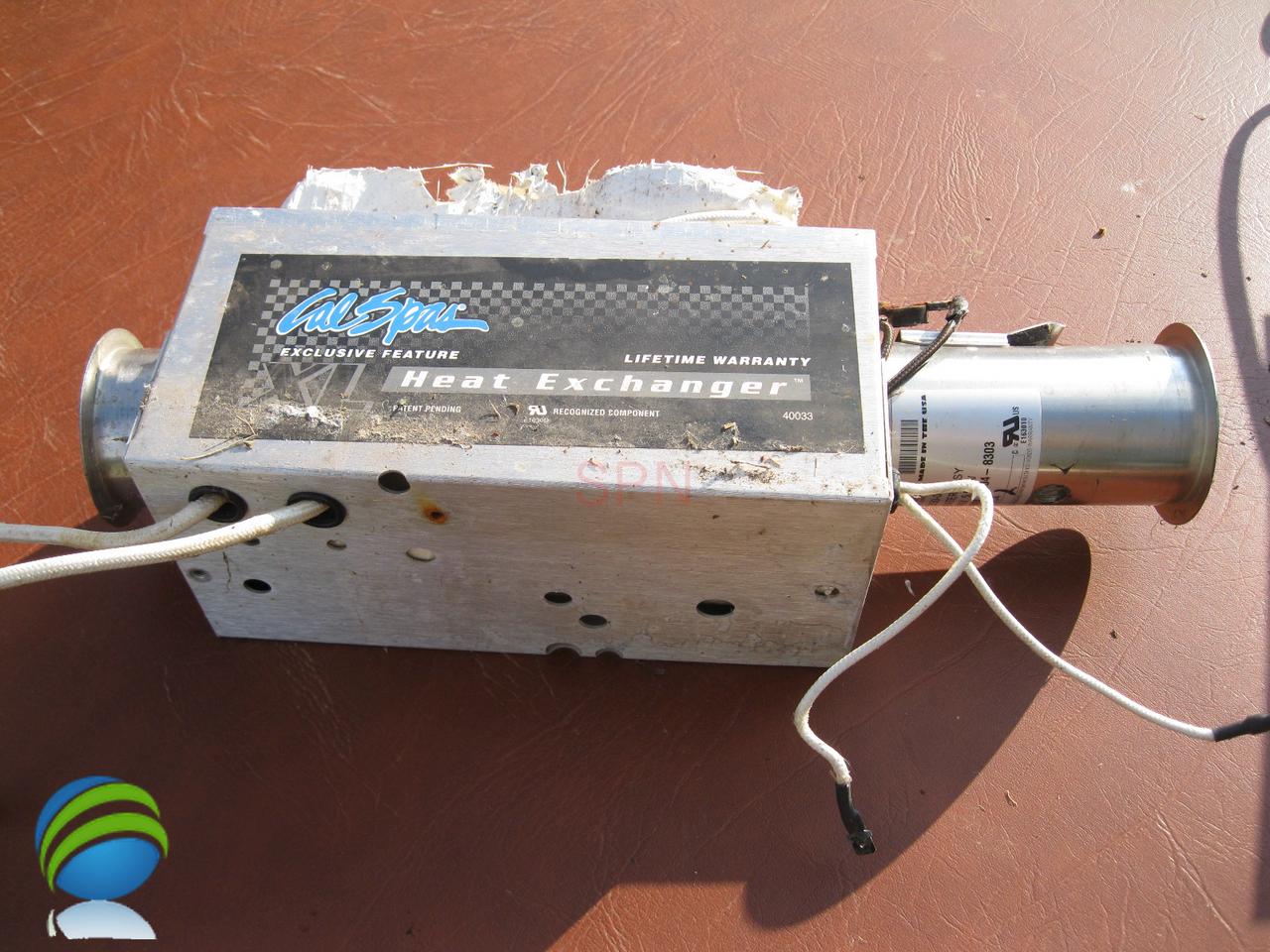 Example of original heat exchanger. This item is a perfect replacement.