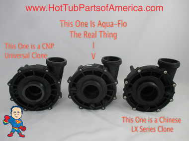 Spa Hot Tub Pump 2HP Impeller & Seal Intertek LX200 LP200 56FR WUA