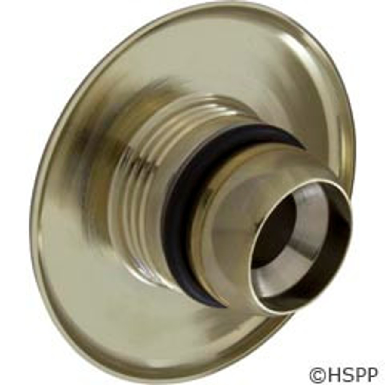 2 5/8" Wide Escutcheon, Hydro Air Slimline, Metal, Polished Brass