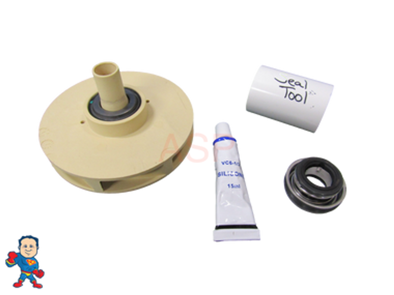 Spa Hot Tub Pump 3HP Impeller & Seal Kit LX300 LP300 Intertek 56 WUA Video How To