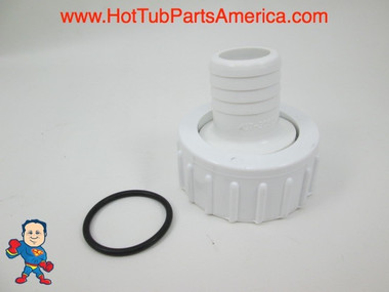 Set of 2 Hot Tub Spa 1" X 1" Barb Pump Union O-Ring Tiny Might others Video