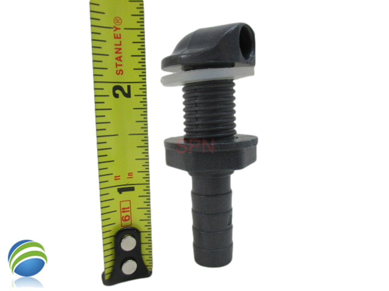 2X Spa Hot Tub Air Relief 3/8" Barb Gray Nozzle Fitting Leisure Bay Part