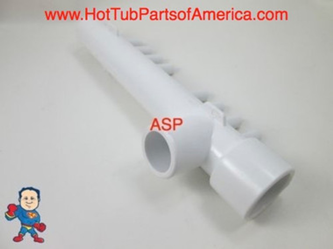 Hot Tub Spa Air Manifold Part 1" Slip X 1" Spigot X (8) 3/8" Barbs Video How To