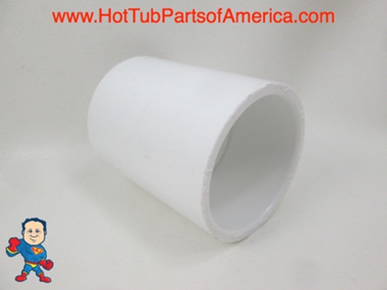 Set of 3 Hot Tub Spa 1 1/2" Slip X 1 1/2 Slip Coupler PVC Fitting How To Video