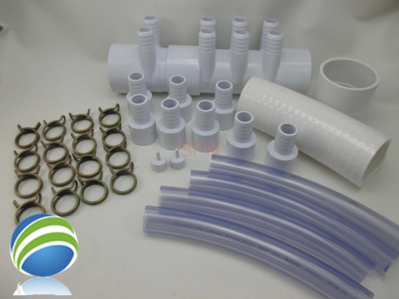 RENU Manifold Hot Tub Spa Old To New Style 2"spg x (8)3/4" Coupler Kit Video How To