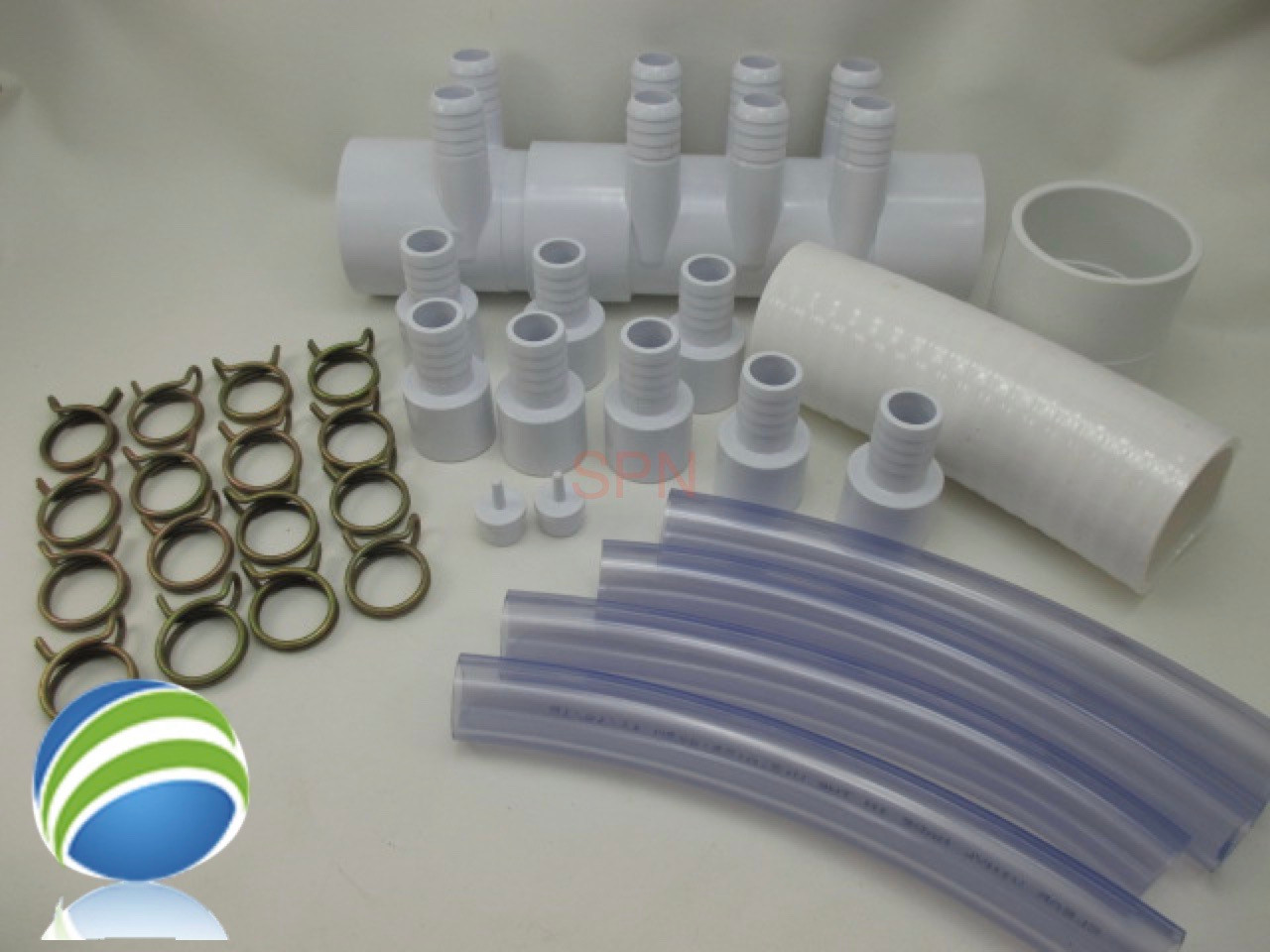 RENU Manifold Hot Tub Spa Old To New Style 2"spg x (8)3/4" Coupler Kit Video How To