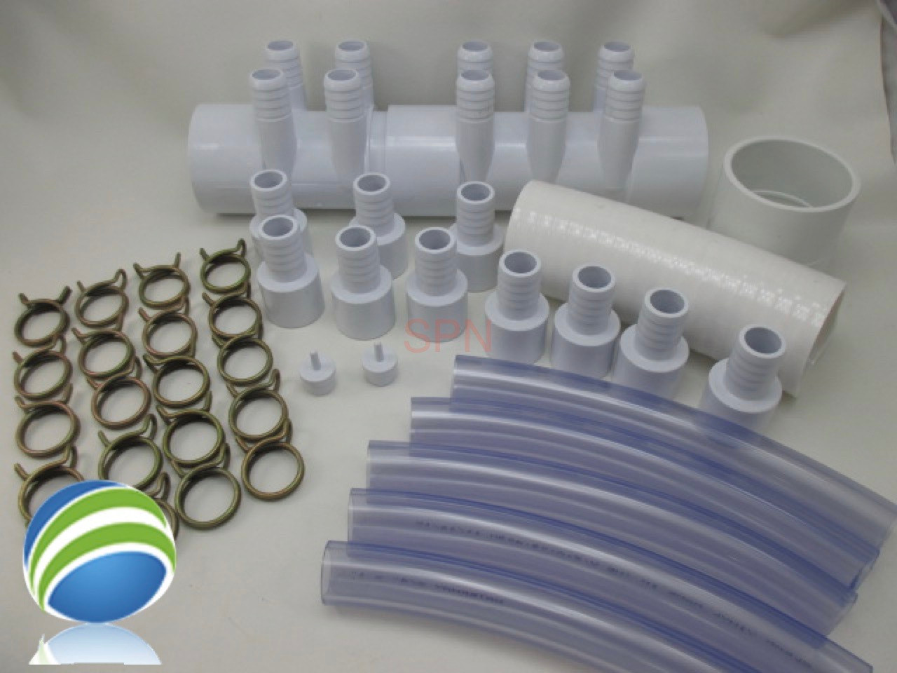 RENU Manifold Hot Tub Spa Old To New Style 2"spg x (10)3/4" Coupler Kit Video How To