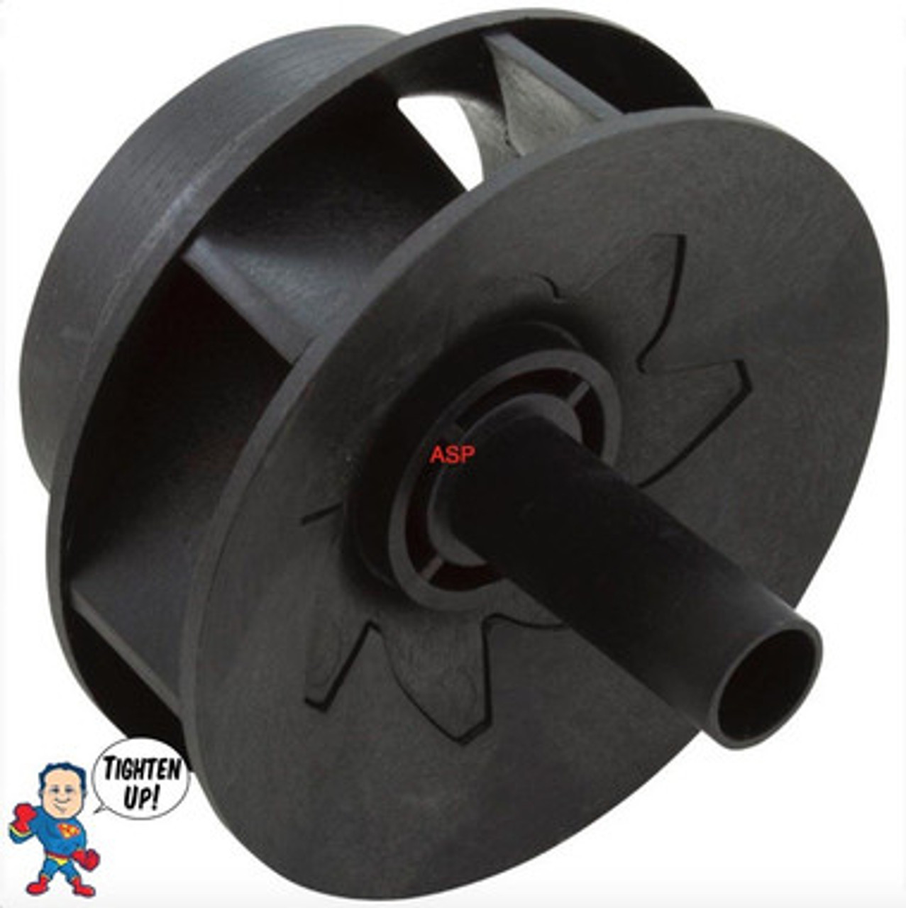 Impeller, Waterway, Viper, 5.0hp, Pump 2 1/2" x 2 1/2" Wet End