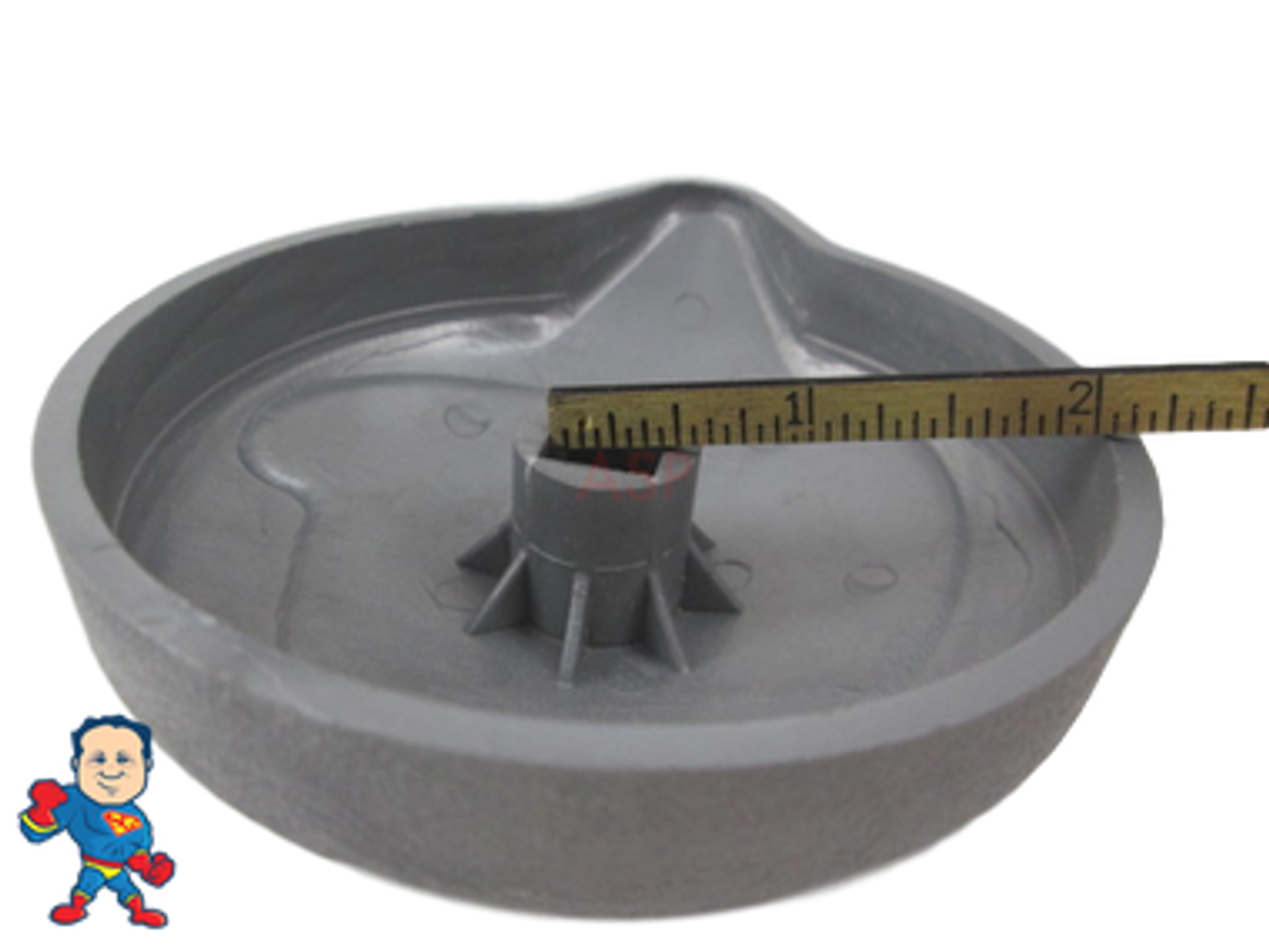 Cal Spa Silver Diverter Cap 3 3/4" Wide Teardrop Style How To Video