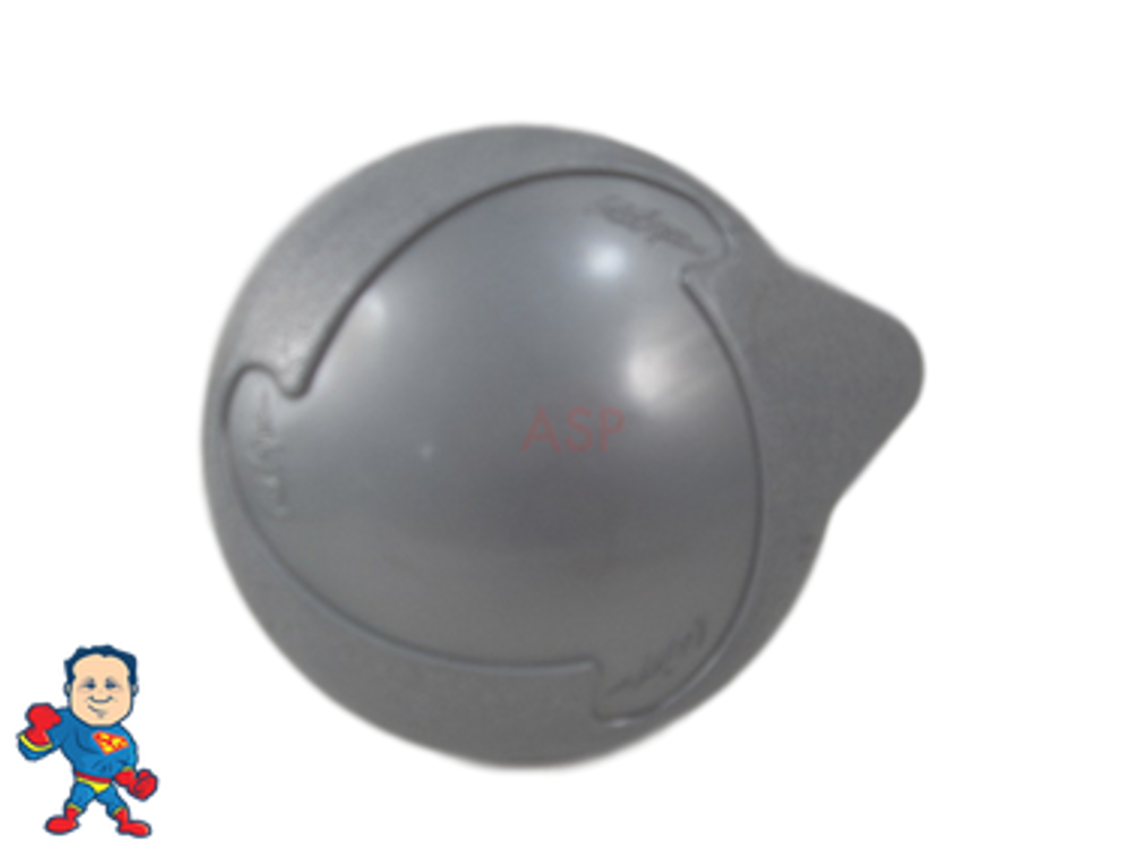 Cal Spa Silver Diverter Cap 3 3/4" Wide Teardrop Style How To Video