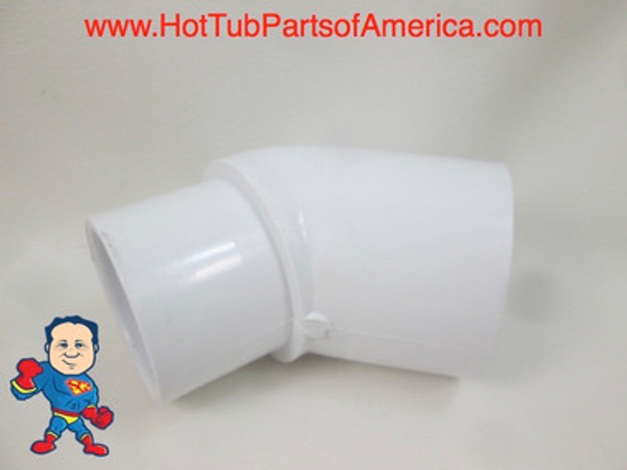 5x Hot Tub Spa 45 1 1/2" Street X Slip Plumbing ELL PVC Fitting How To Video