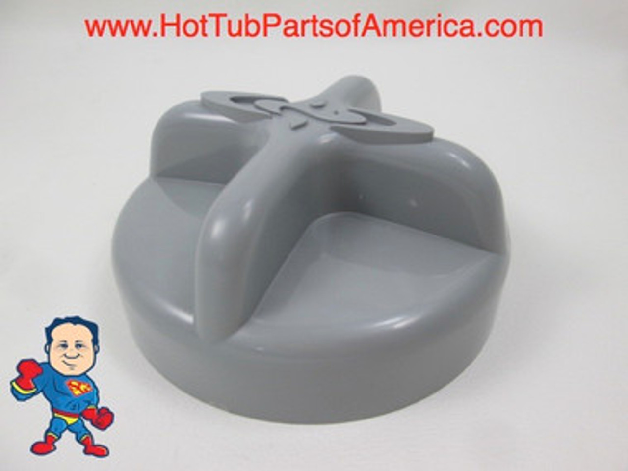 Dimension One D1 D-1 Diverter Handle Gray Spa Hot Tub Knob Part