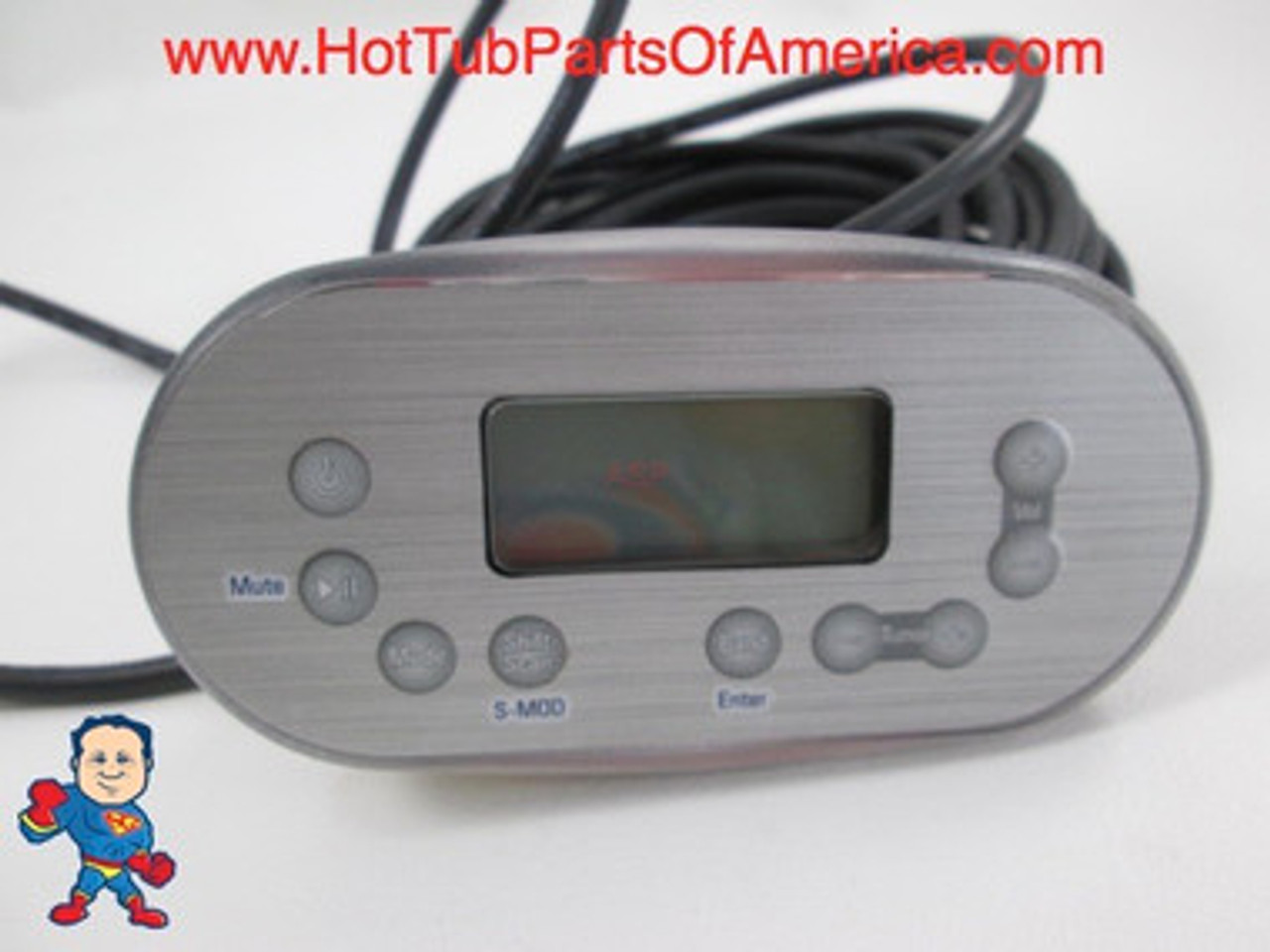 Balboa MAAX Spa Hot Tub Topside Audio Display 9 Button MSR 2007 Control