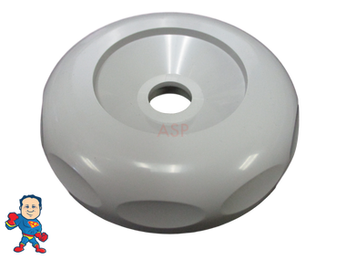 Marquis Spa Hot Tub Gray 4" Threaded Cap for Diverter Valve, Threads 3 1/4" Wide