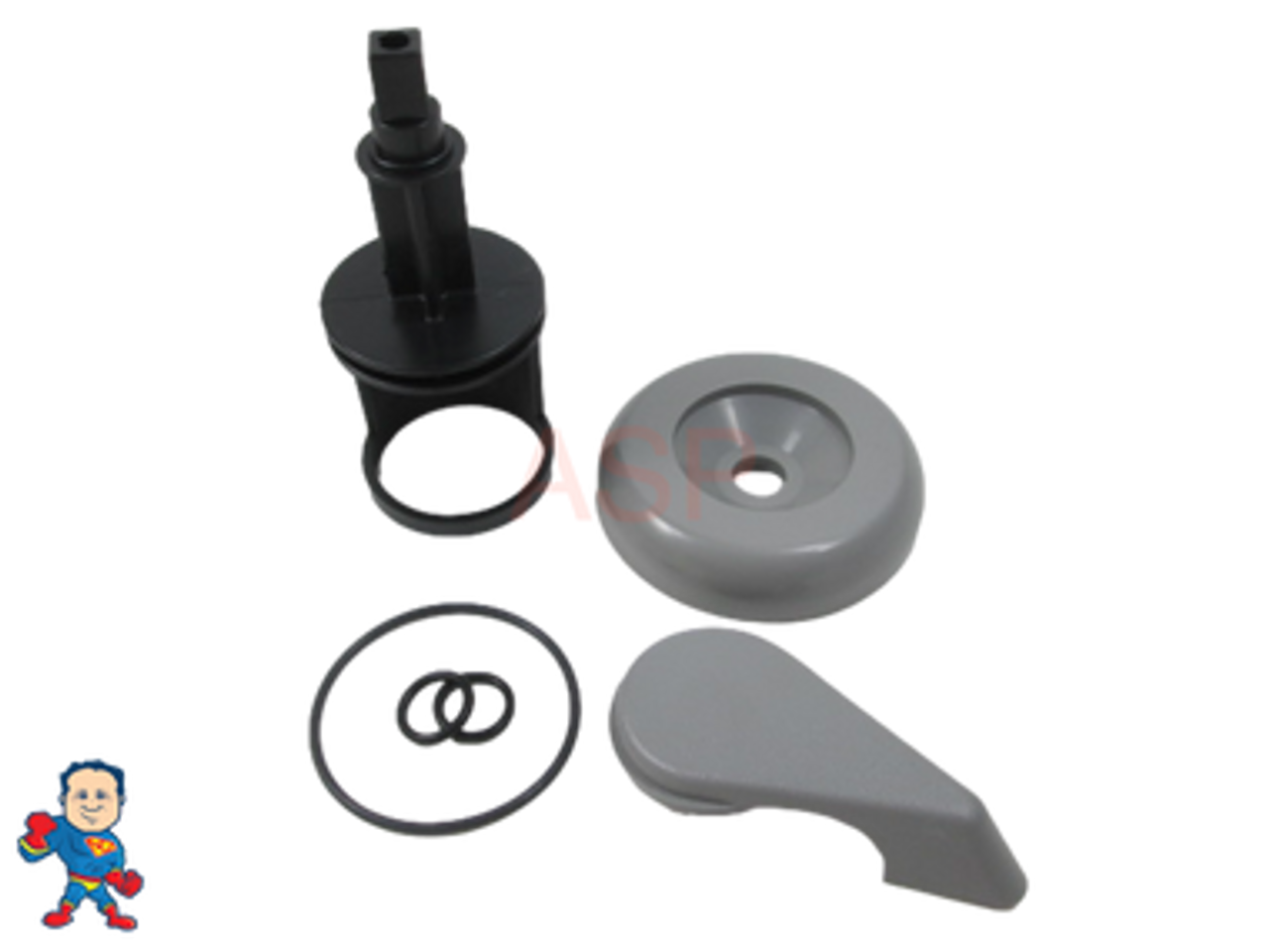 Diverter Valve Spa Gray Hot Tub O-Ring Cap Stem Kit Reinforced Handle Video