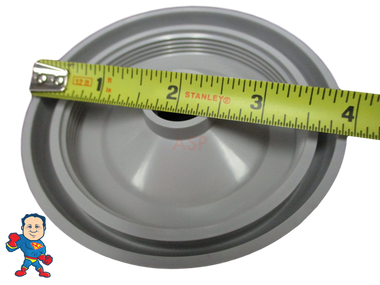 Marquis Spa Hot Tub Gray Diverter 4" Selector Handle & 4" Threaded Cap Kit