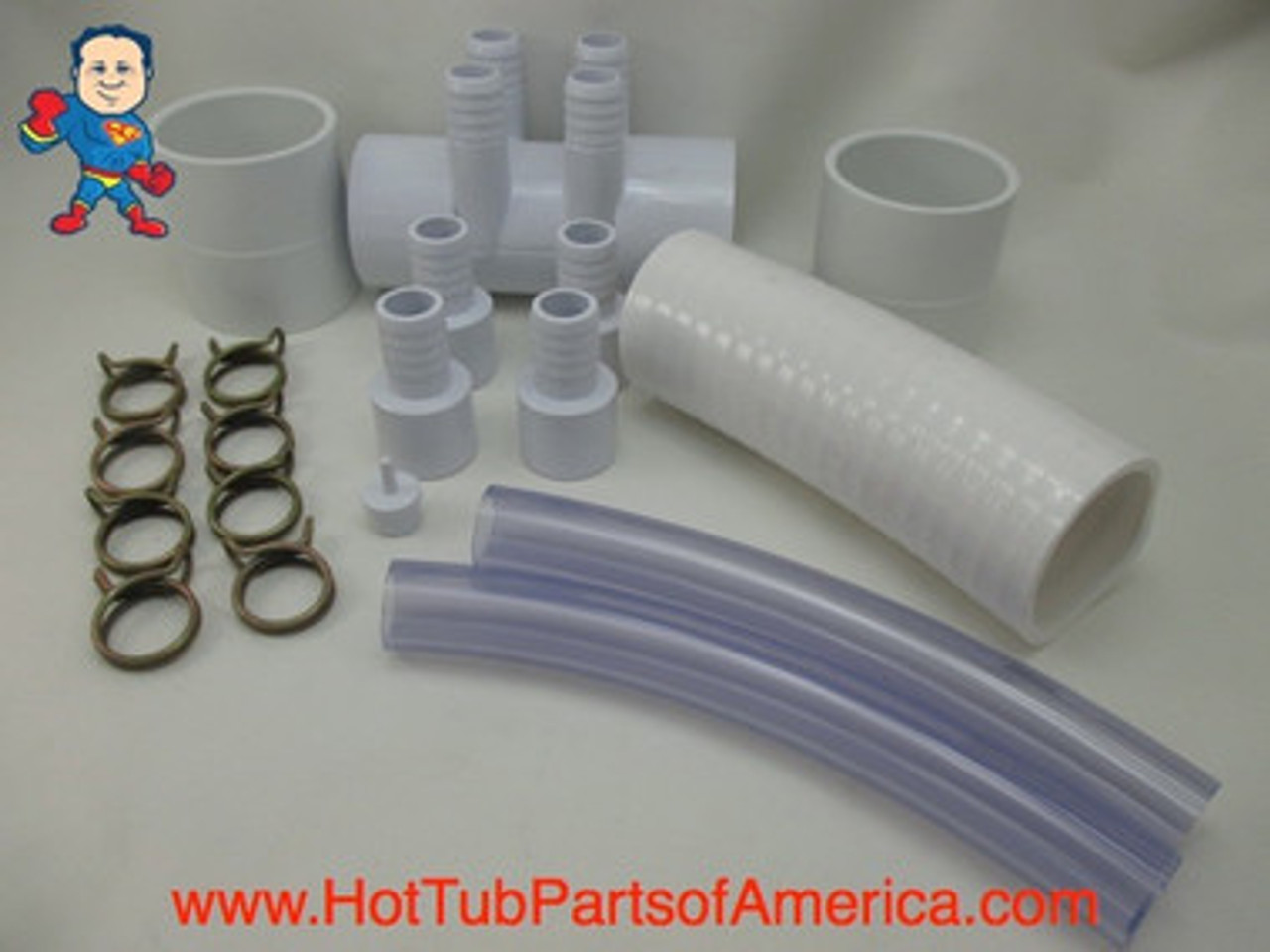RENU Manifold Hot Tub Spa Old To New Style 2"spg x (4)3/4" Coupler Glue Kit Video How To