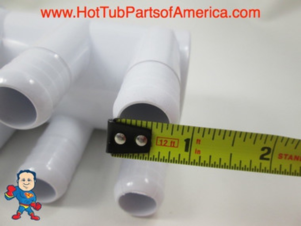 RENU Manifold Hot Tub Spa Old To New Style 2"spg x (6)3/4" Coupler Glue Kit Video How To