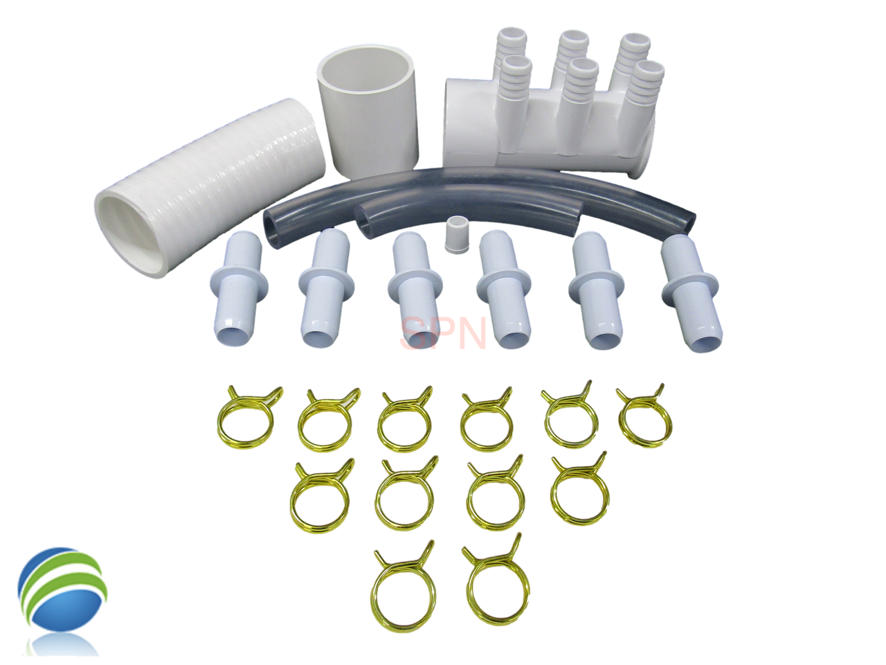 Manifold Hot Tub Spa Dead End x 2" Slip (6)3/4" Coupler Kit Video How To