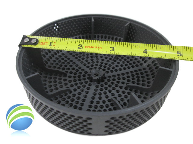 Suction Return Replacement Cover CMP 4-15/16" Diameter 170 gpm Dark Gray Pentair  Replacement