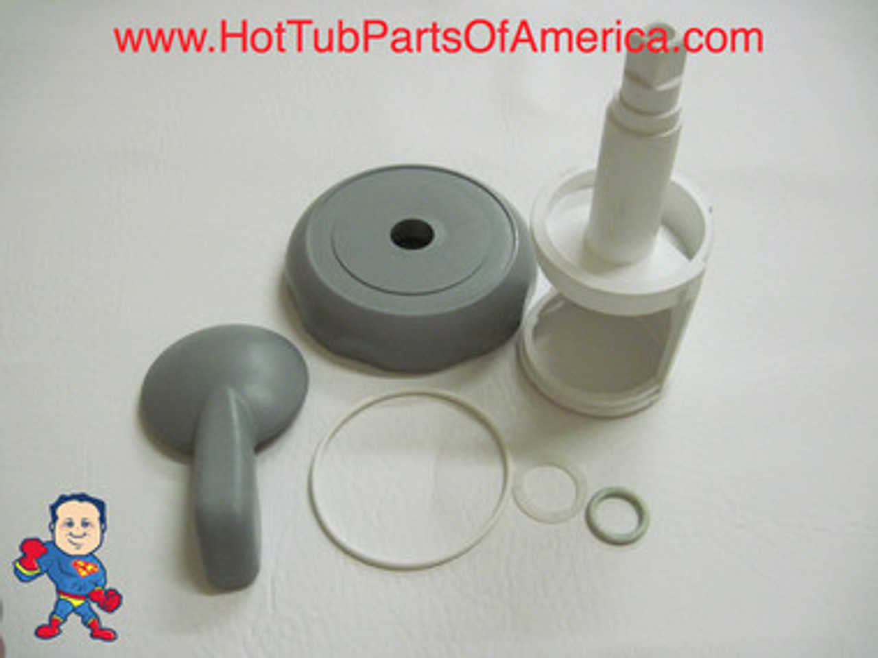 Diverter Valve 4" Kit Sundance® Sweetwater Spa O-Rings Stem Cap Handle Hot Tub