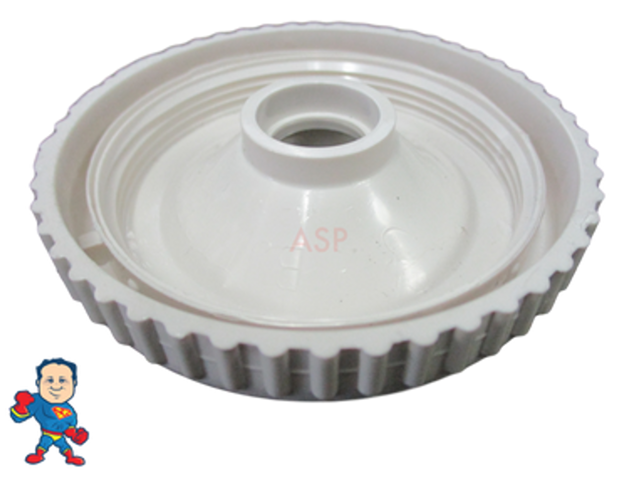 Cal Spa Diverter "BUTTRESS" Cap 3 1/2" Valve Hot Tub White How To Video