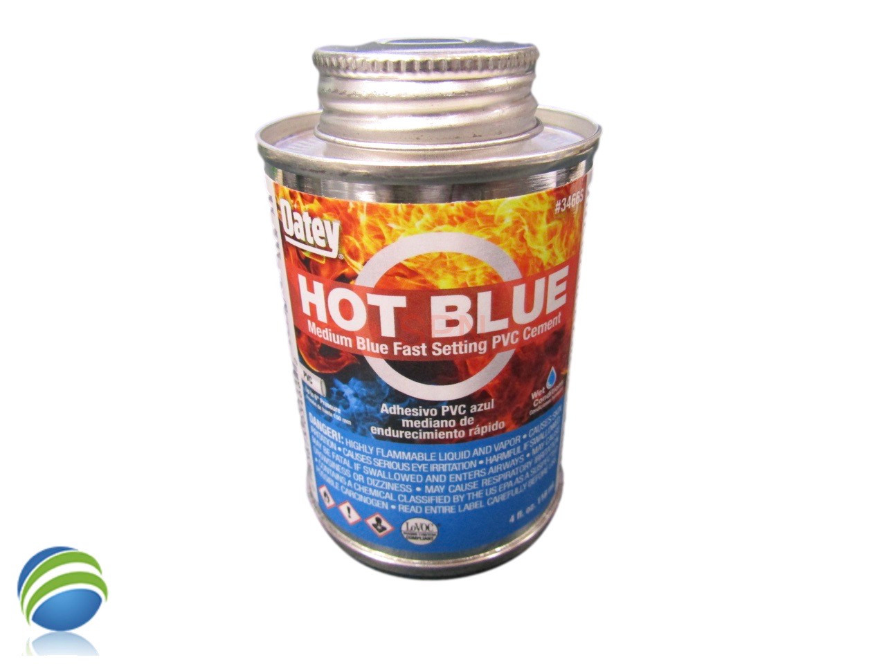 PVC Hot Blue Glue  4oz for Hot Tub Spa PCV Plumbing Repair