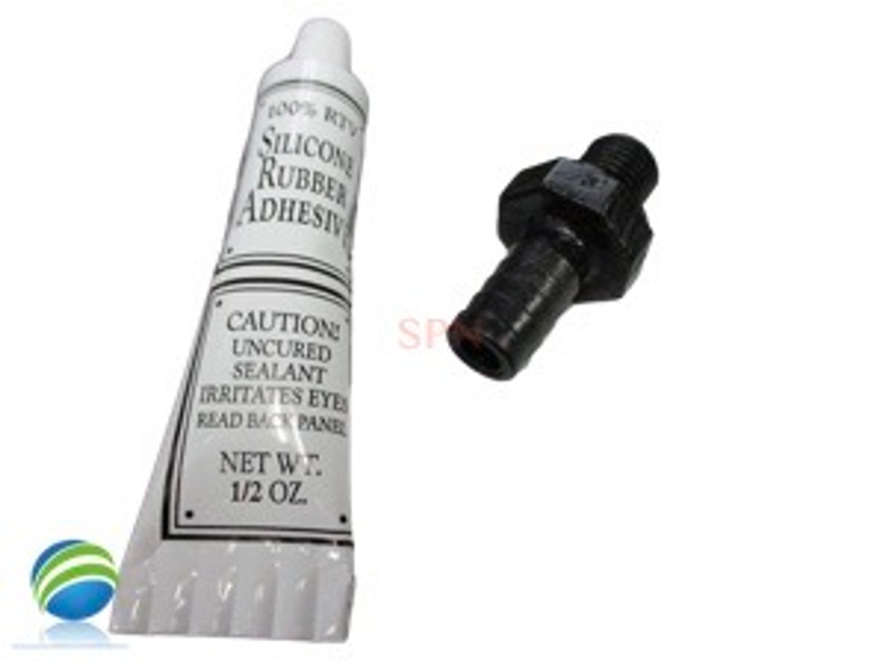 Barb Bleeder 1/4" Mpt X 3/8" with Silicon Kit for Waterway Pump Fitting