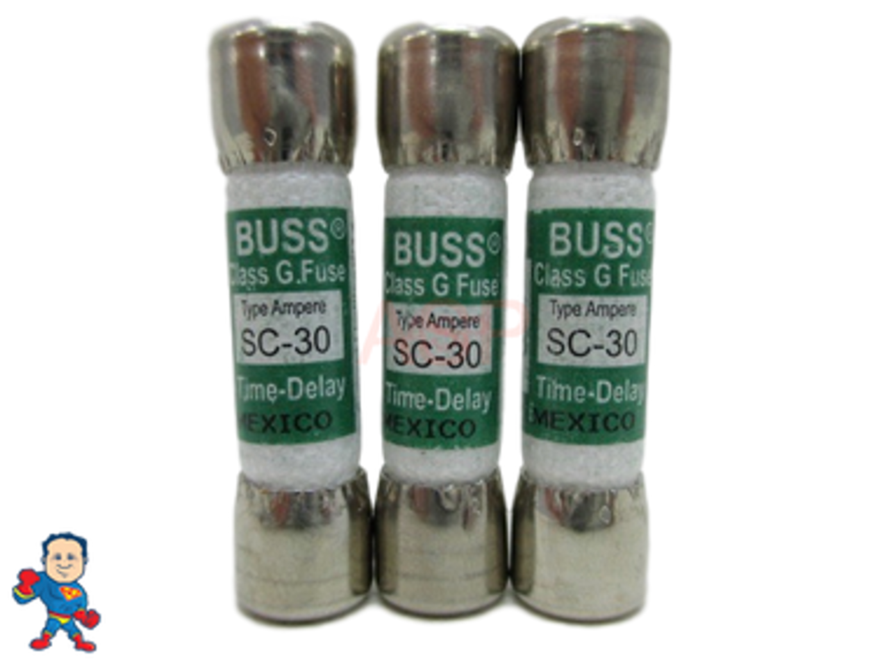 3 X Spa Hot Tub Fuse SC-30 SC30 30 Amp Buss Littlefuse SLC30 Balboa Gecko Lot