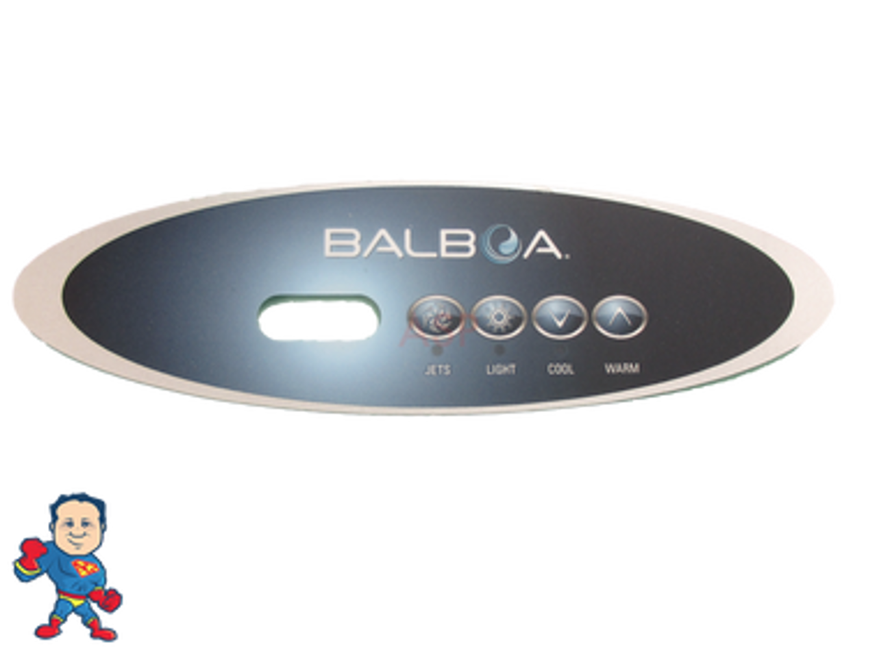 Overlay Balboa Topside 4 Buttons Spa Hot Tub Large Oval MVP260 Jet, Light, Cool, Warm …